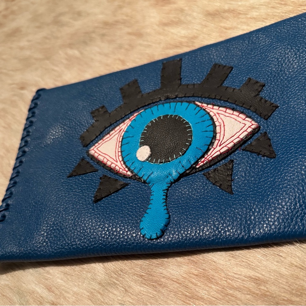 Evil Eye Blue Clutch - Picture 3 of 5